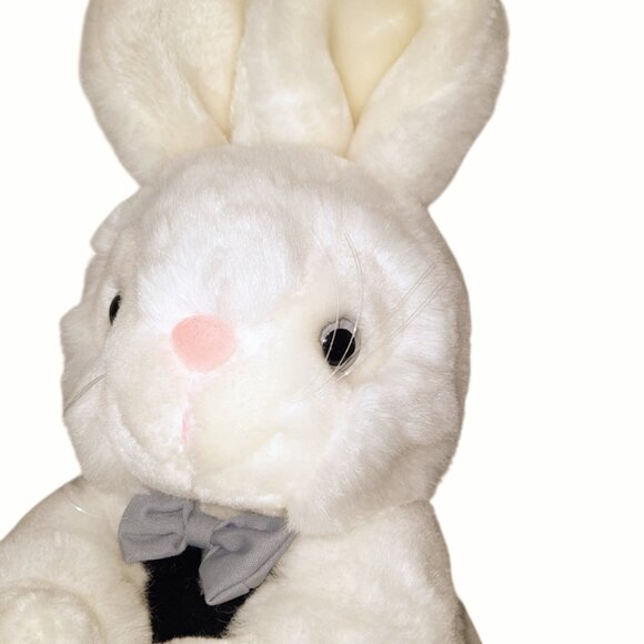 Vintage America Wego White Bunny Rabbit Plush Stuffed Toy 13" - Picture 3 of 7